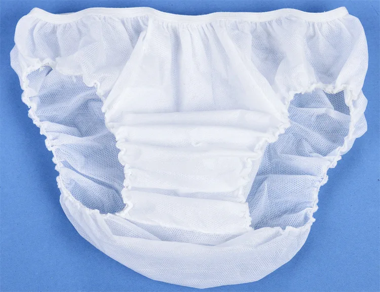 Freego Non Woven Fabric Disposable Panties For Men & Women Business Travel Wash-free Underwear Spa Briefs 300pcs JJ-016