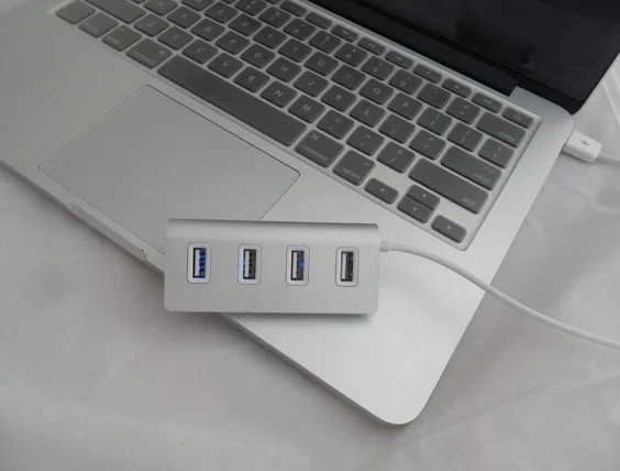 CHYI с несколькими usb-портами концентратор 2,0 4 порта Высокоскоростной USB hab сплиттер алюминиевый литой адаптер мини Компьютерные аксессуары для смартфона