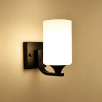 nordic simple mini wall lamp glass wall lights for home livingroom bedroom headboard mirror light wall sconce light fixtures