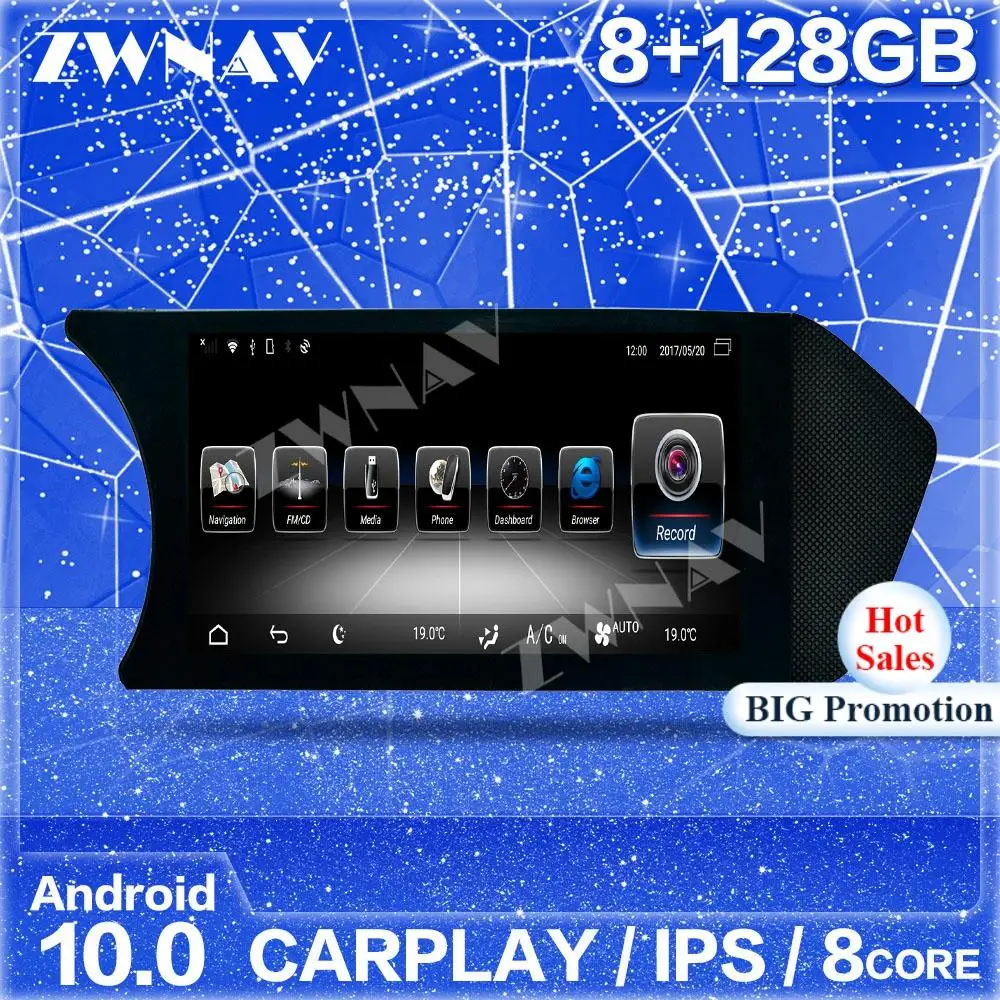 

8+128GB Android 10 Screen Player For MERCEDES-BENZ C klasse C204 2011 2012 2013 2014 Auto Audio Radio Stereo Receiver Head Unit
