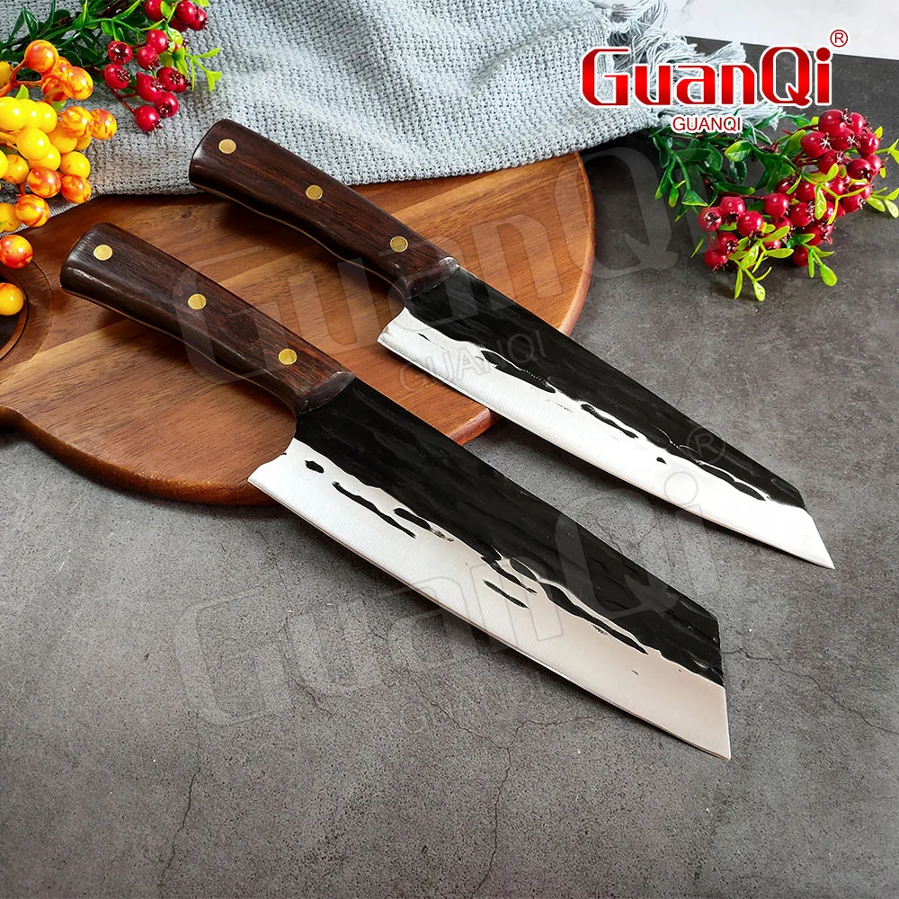 Stainless Steel Kitchen Cleaver Knives Cutting Meat Vegetable Slicing Chef Knife Sharp Forged Cooking | Дом и сад