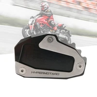 motorcycle side stand pad extension foot plate base for ducati hypermotard 796 930 hyperstrada 821 950 supersport 939