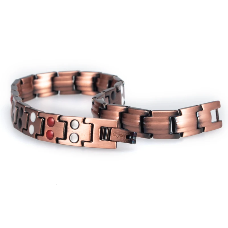 Магнитный терапевтический Браслет маленькая лягушка два ряда 4 в 1 модные