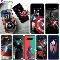 marvel captain america for samsung galaxy s21 s20 fe s10e s10 s9 s8 s7 s6 lite plus edge ultra 5g silicone phone case