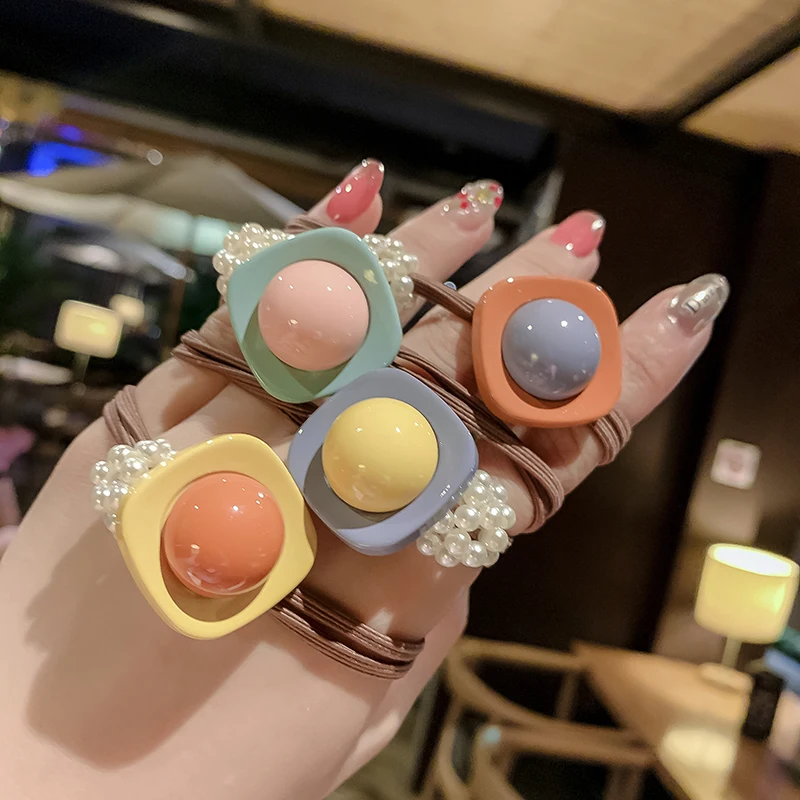 Элегантная повязка на голову в Корейском стиле женская простая резинка для волос