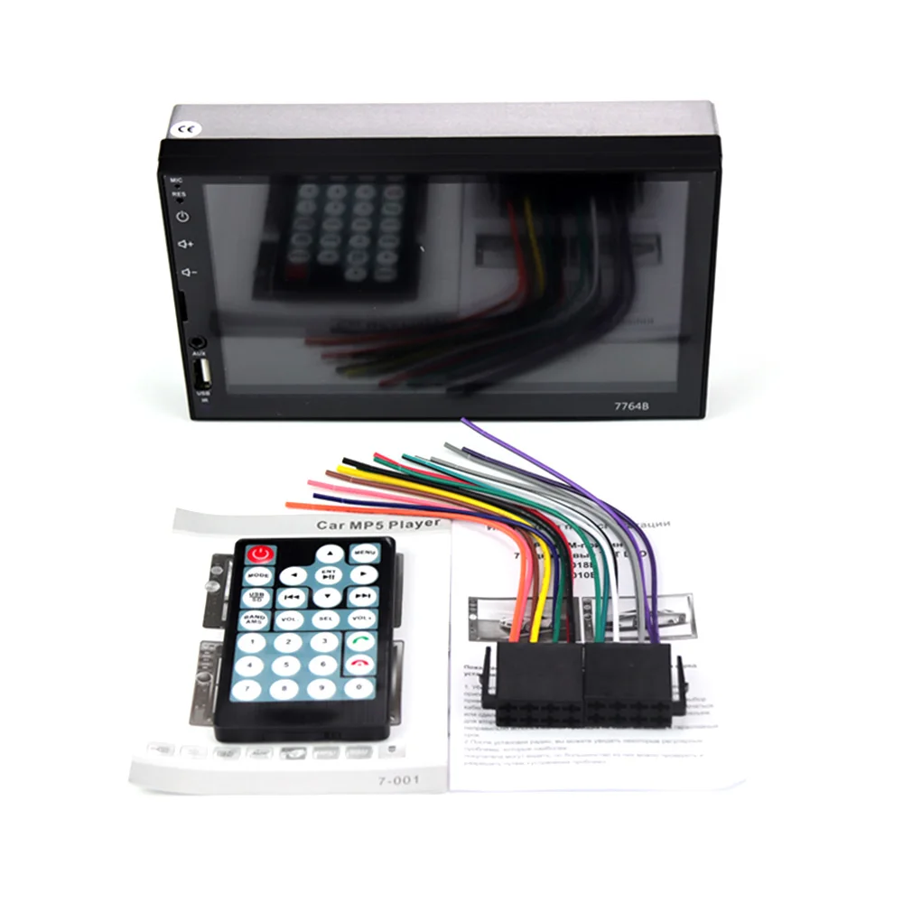 Автомагнитола 7 дюймов сенсорный MirrorLink Android плеер 2 Din MP5 Авторадио Bluetooth Камера