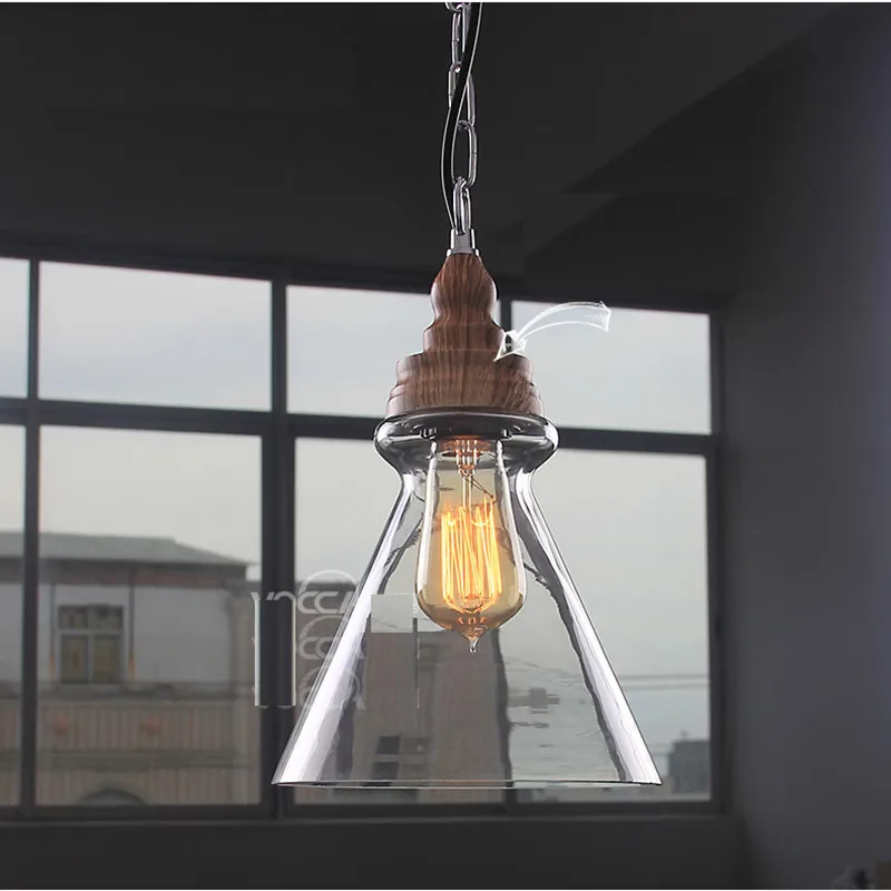 Подвесной светильник в рустикальном стиле s деревянный подвесной для кофейни