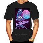 Apex легенды-Wattson 80s ретро опережают плакат Футболка Apex легенды футболка Apex легенды футболки Для мужчин из хлопчатобумажной ткани, раздел-футболки