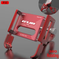 gub p30 360 rotating mtb bicycle phone holder cellphone holder for bicycle motorcycle handlebar phone stand holder for iphone 11