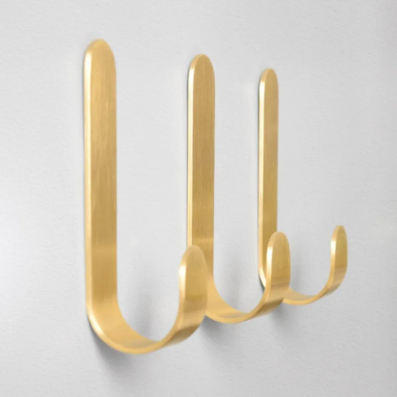 Nordic Стиль Heavy Duty из латуни крючки станок и декоративные металлические настенный