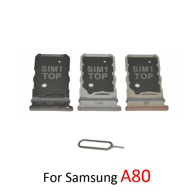 Лоток для Sim-карт для Samsung Galaxy A80, A80, A805, A805F, A805X, A805XC, A805N