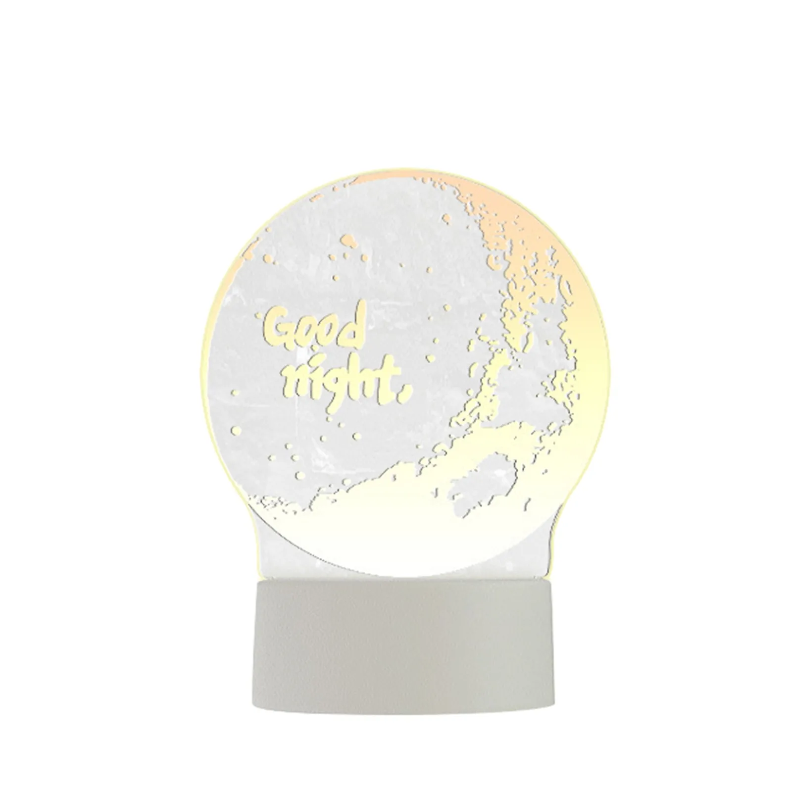 Прохладный праздничный свет s 3D USB акриловый ночсветильник светодиодный