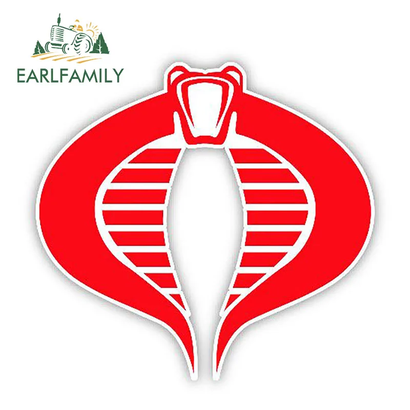 EARLFAMILY 13 см x 12 3 автостайлинг G.I. Наклейка Джо Кобра забавное водонепроницаемое