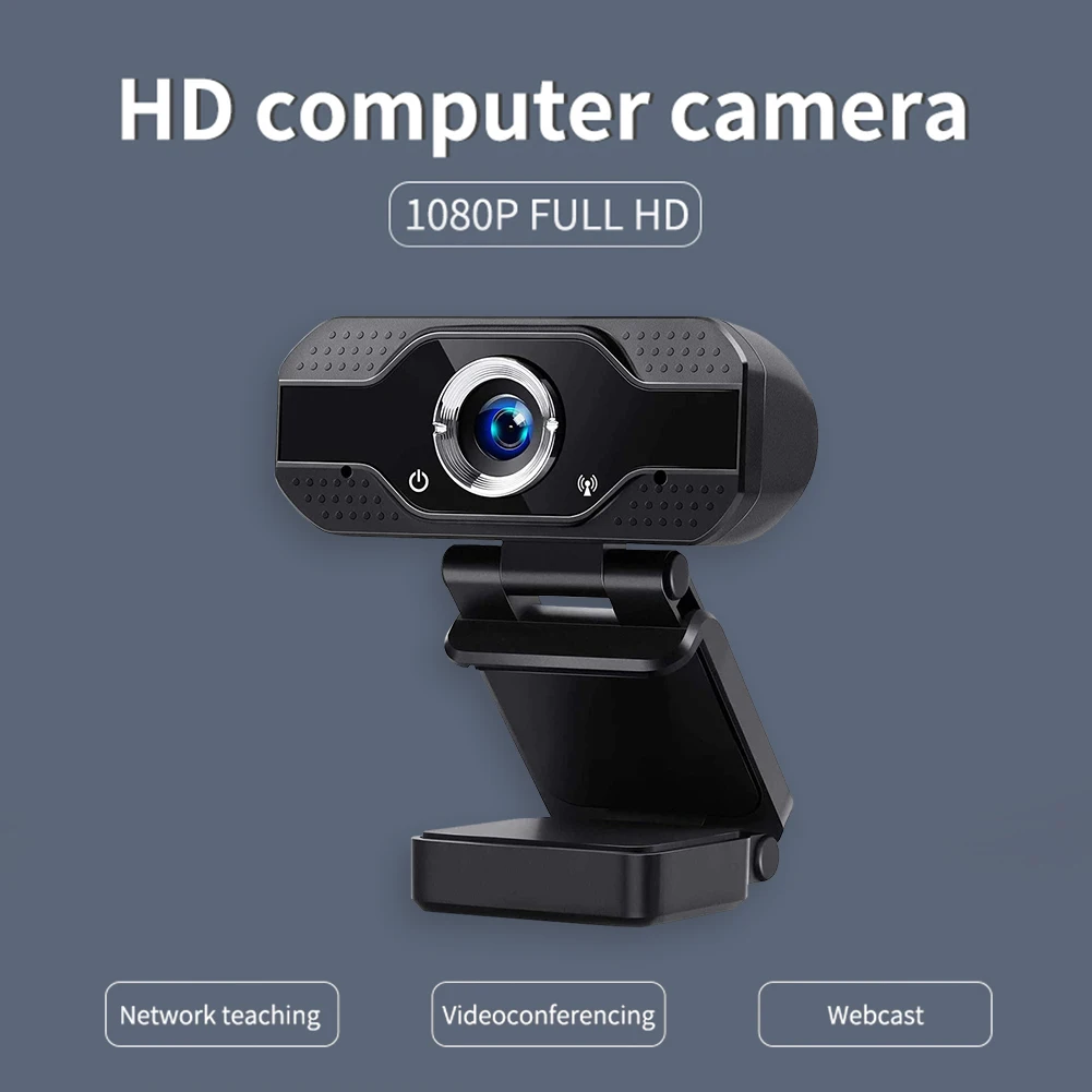 

1080P Full HD USB Web Camera with Microphone for Video Conference Live Streaming Digital USB Video Recorder Home Office