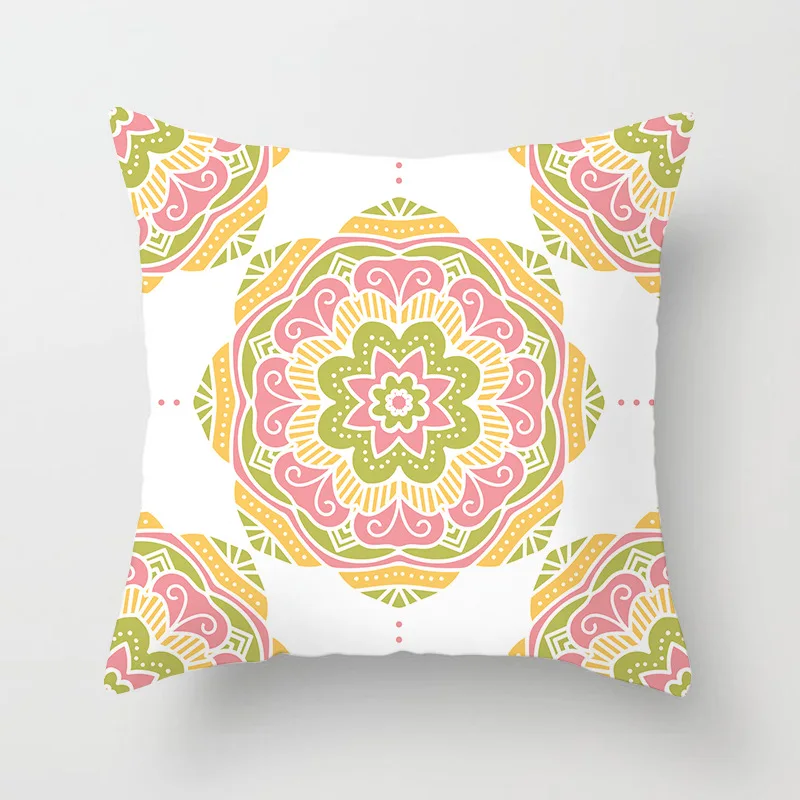 Красочные Мандала наволочка для декоративных подушек чехол подушки из