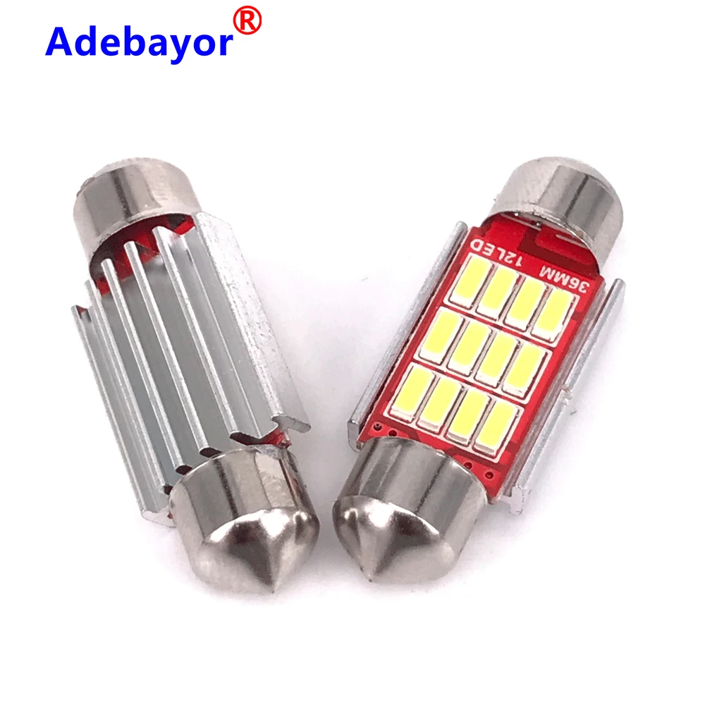 Купольный гирлянда 36 мм 4014 smd Canbus без ошибок светильник C5W супер яркий 12smd для