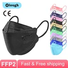 Маска Elough ffp2mask FFP2, маска KN95 для лица, маска для лица FPP2, гомологическая, сертифицированная, многоразовая