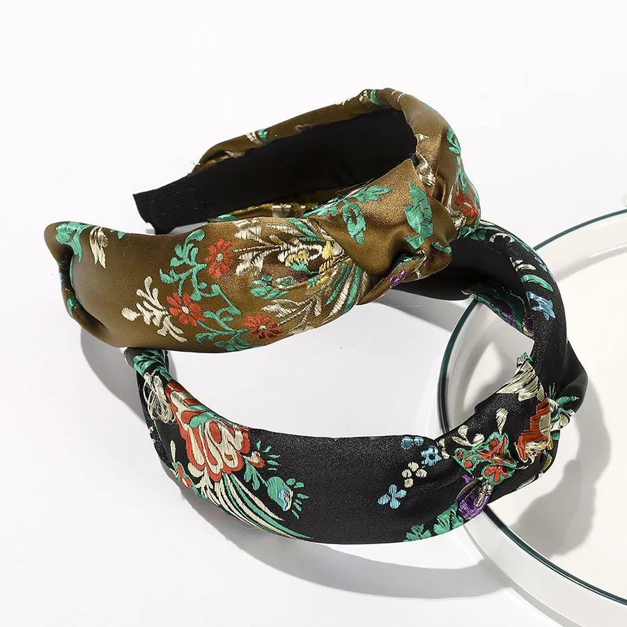 Haimeikang завязанный резинка для волос женщин головные повязки в стиле &quotРетро&quot