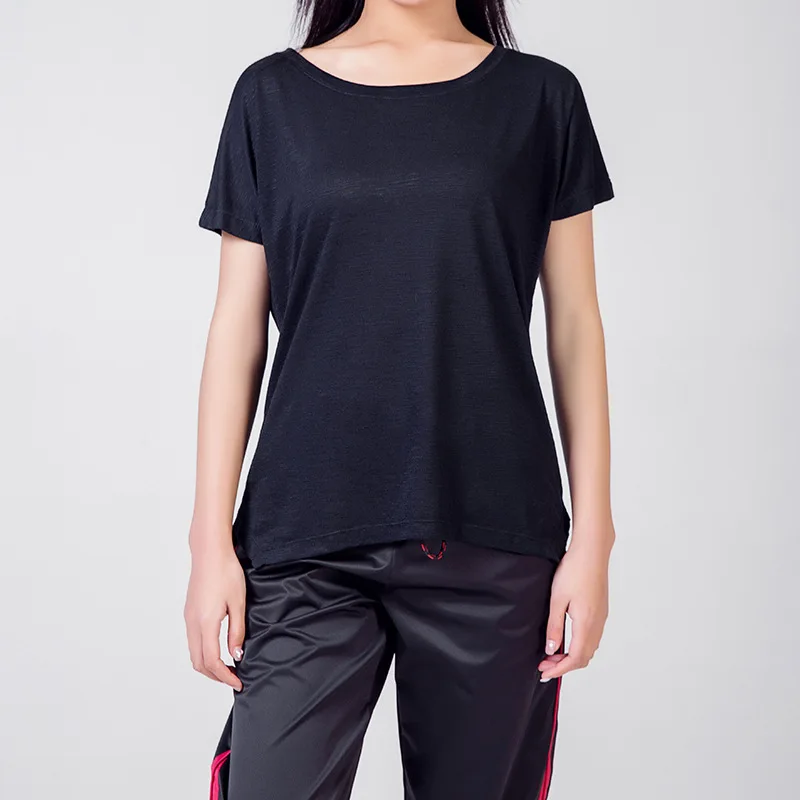 

Seamless Yoga Shirts Women Short Sleeve Cropped Gym Tops Fitness Woman Running T-Shirts Sports Wear Womens Workout Tops