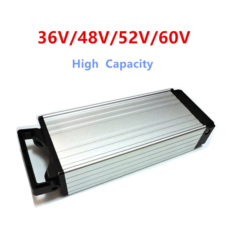 Электрический велосипед 36В 48В 52v 60V 20ah 25ah 29ah 30ah 35ah 40ah 42ah задний стеллаж для