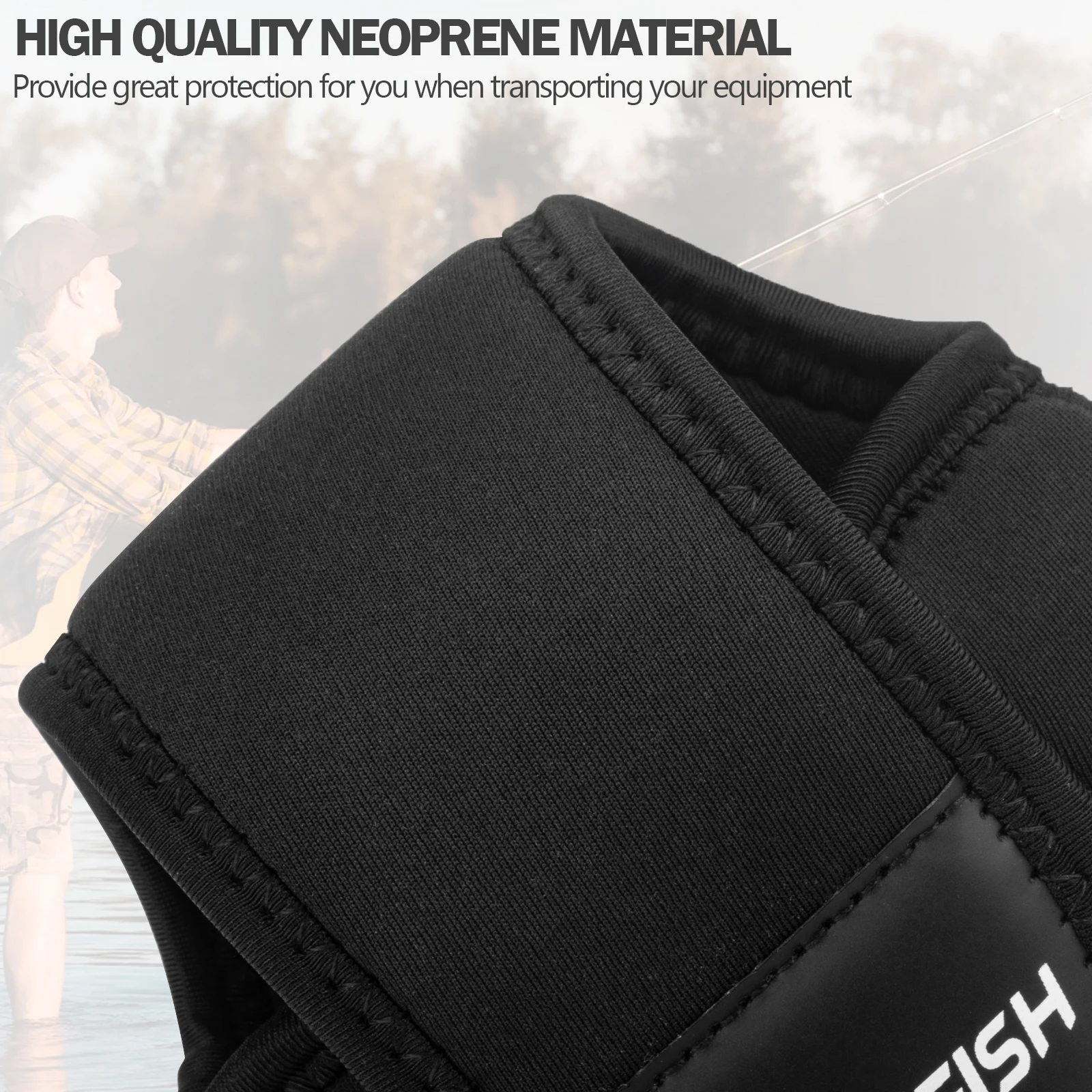 Черная Рыболовная Сумка многофункциональная рыболовная удочка катушка сумка