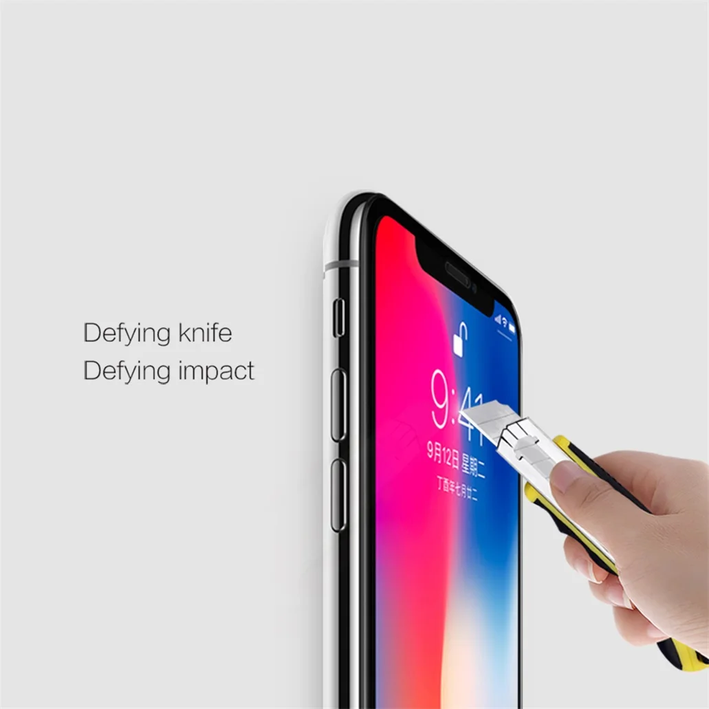 Закаленное стекло Nillkin для iPhone X XS Защитное экрана с полным покрытием 3D CP + Max 9H