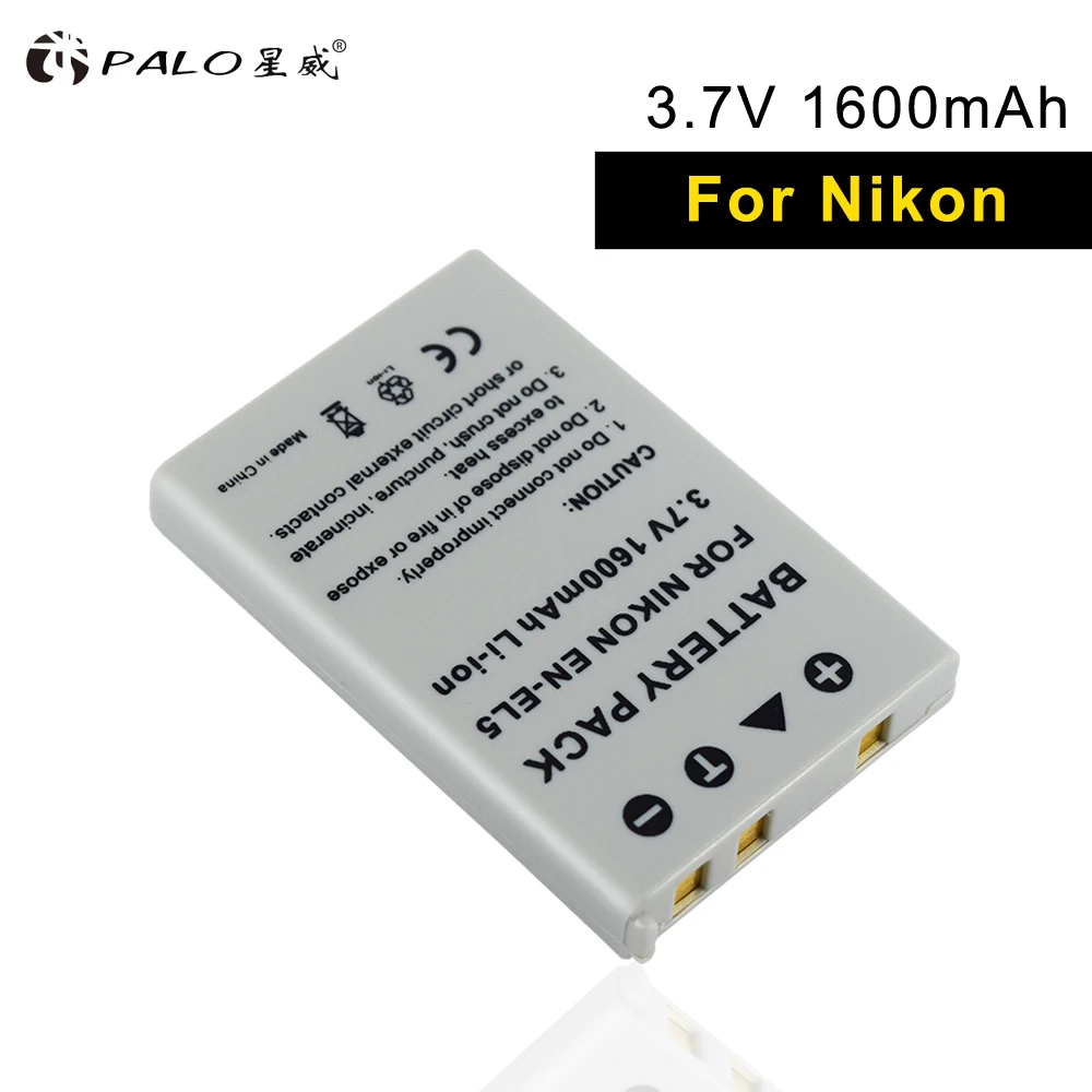 PALO EN-EL5 батареи 3 7 V ионно-литиевая Камера Батарея для Nikon