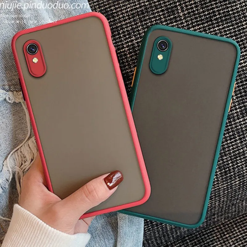 Dành Cho Xiaomi Redmi 9A Ốp Lưng Silicone Mờ Coque Funda Cao Su Bảo Vệ Ốp Lưng Điện Thoại Redmi 9A Redmi9A 9 9C k20 K30 PRO xiaomi leather case hard