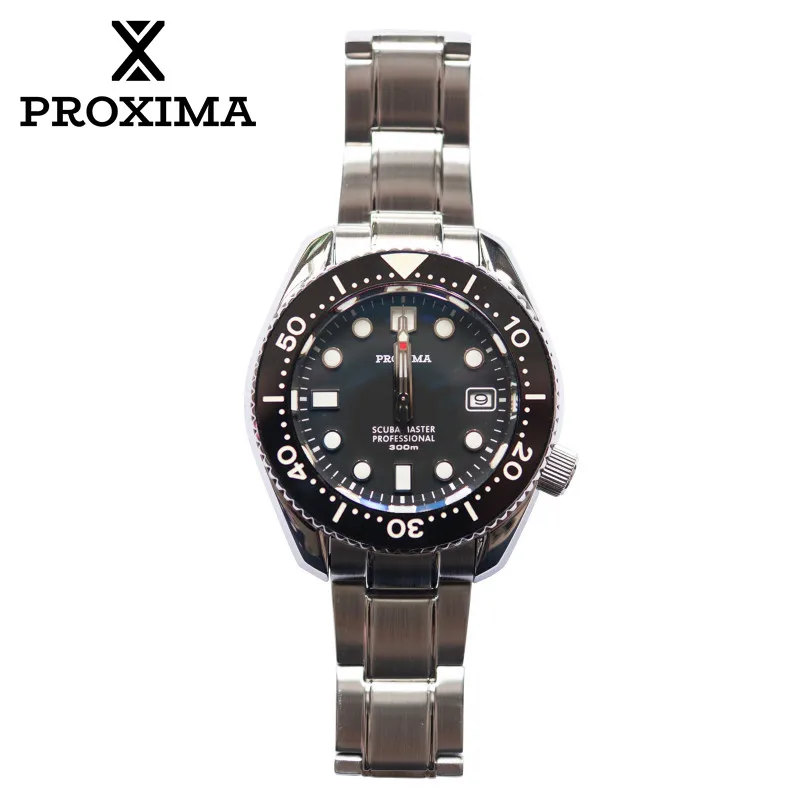 

Роскошные повседневные деловые механические часы для мужчин Proxima SBDX001, дайвер 300 м, сапфировый Кристалл BGW9, Супер Светящиеся Наручные часы AAA