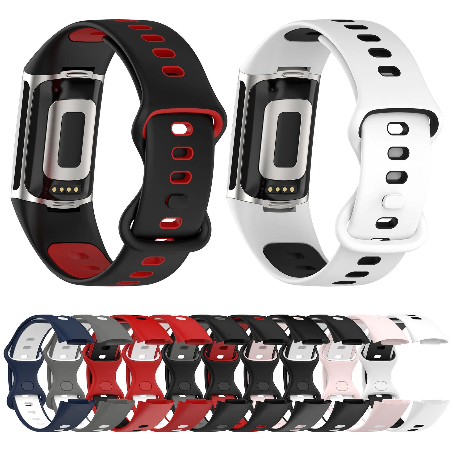 Ремешок для умных часов Fitbit Charge 5 силиконовый ремешок водонепроницаемый сменный
