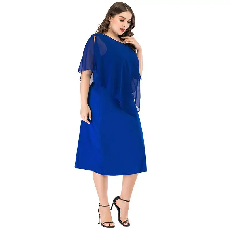 Длинное женское платье COCOEPPS сезона весна-лето 2020 повседневное офисное большого