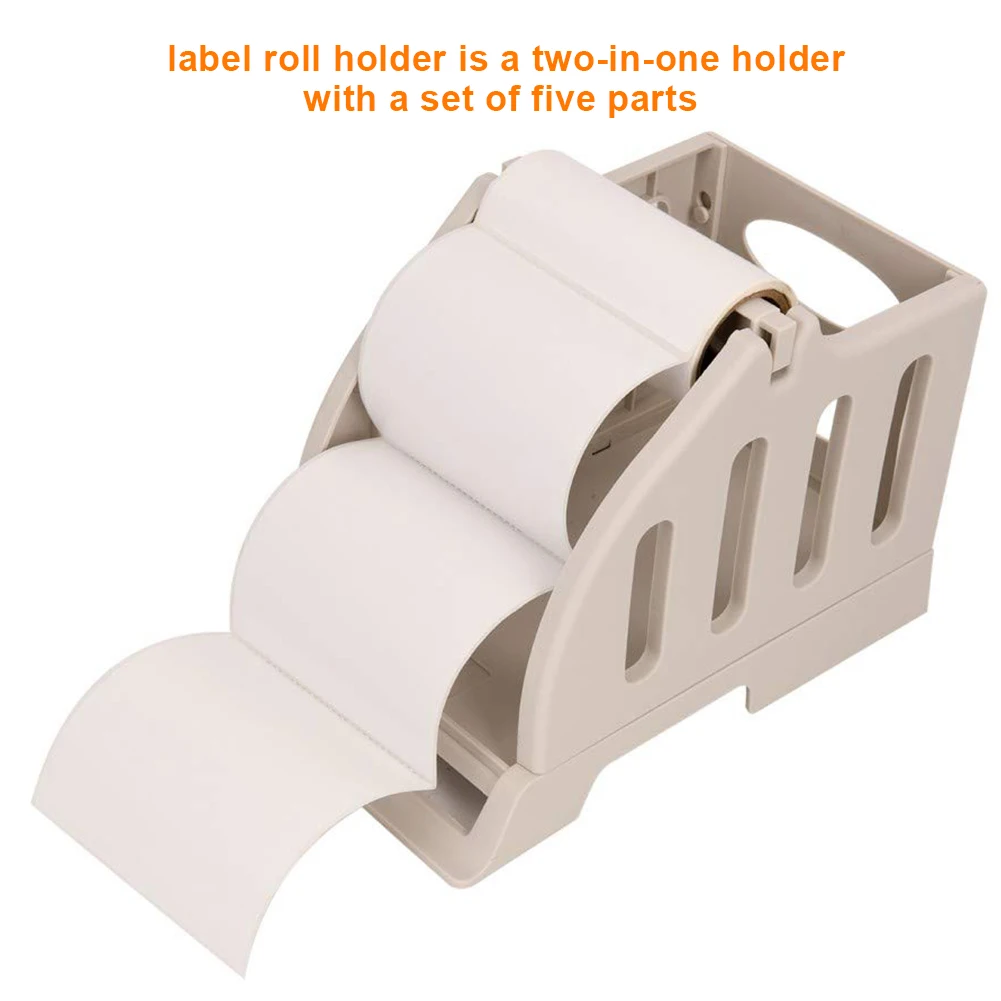 

Label Roll Holder Fan-Fold Thermal Paper Bracket Desktop Printer External Accessory