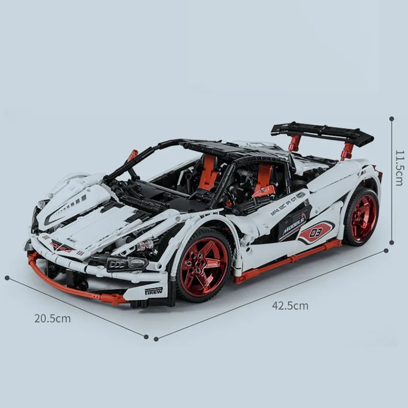 MOC-16915 оранжевый Супер гоночный автомобиль набор