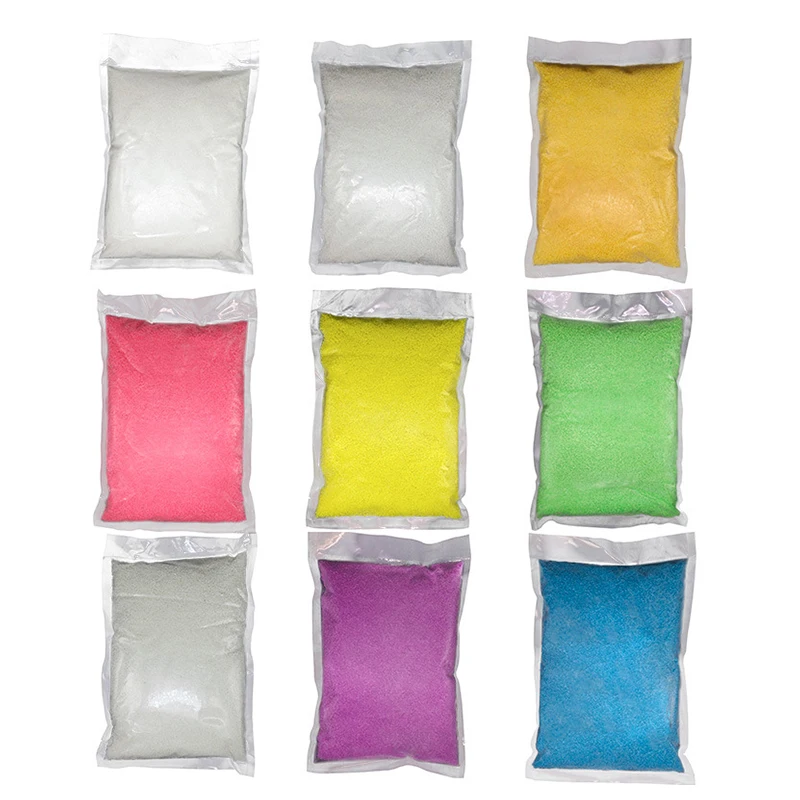 Светящийся гравий светящийся серебристый песок для аквариума флуоресцентные