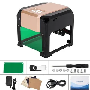 3000mw CNC Laser Engraver DIY Logo Mark Printer Cutter Laser Engraving Machine Woodworking 80x80mm Engraving Range 3W Mini Laser 10 item image