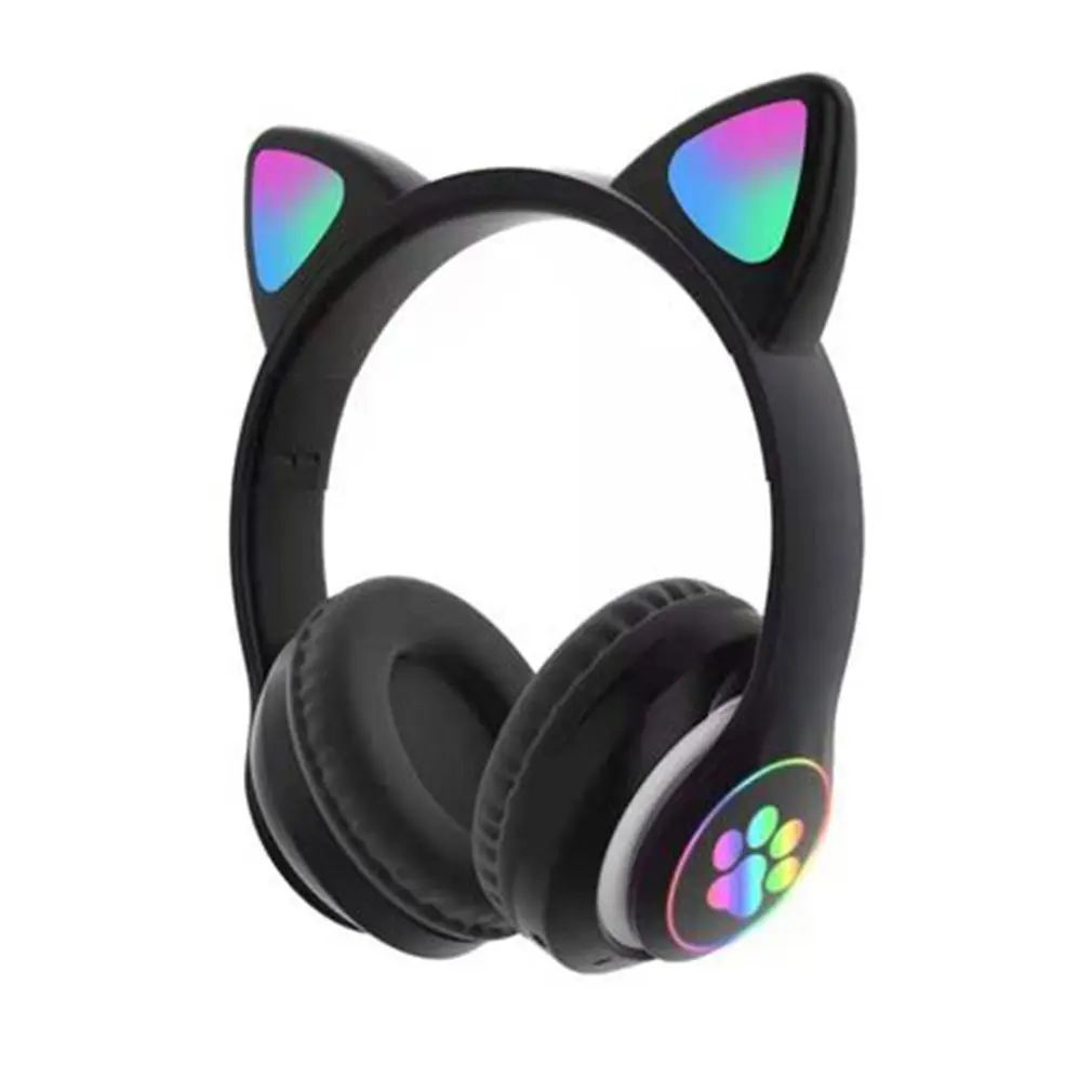

Беспроводные наушники Cat Ear 5,0 RGB Bluetooth наушники с басом и шумоподавлением для взрослых и детей