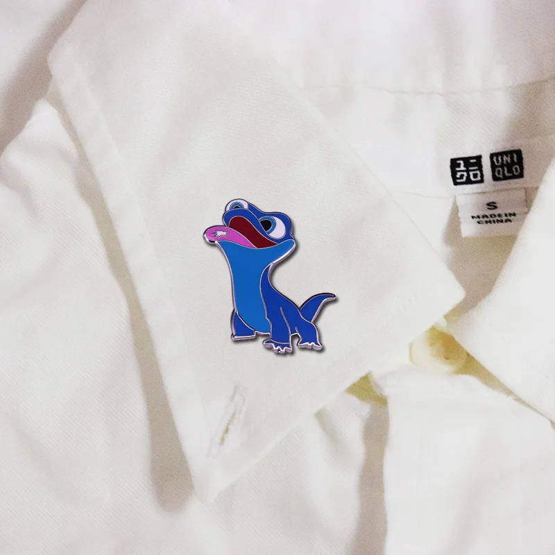 Axolotl жесткие эмалевые булавки милые амфибии мультфильм аниме Саламандра Броши