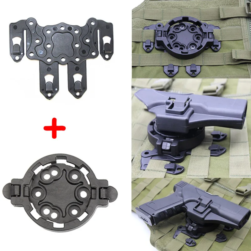 Тактическая быстросъемная кобура CQC Molle для пистолета платформа Glock 17 19 Beretta M9