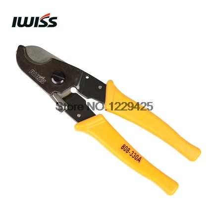 

Мини-ножницы для резки кабеля IWISS 808-330A с макс. 70 мм2, инструмент для резки кабеля, плоскогубцы для резки