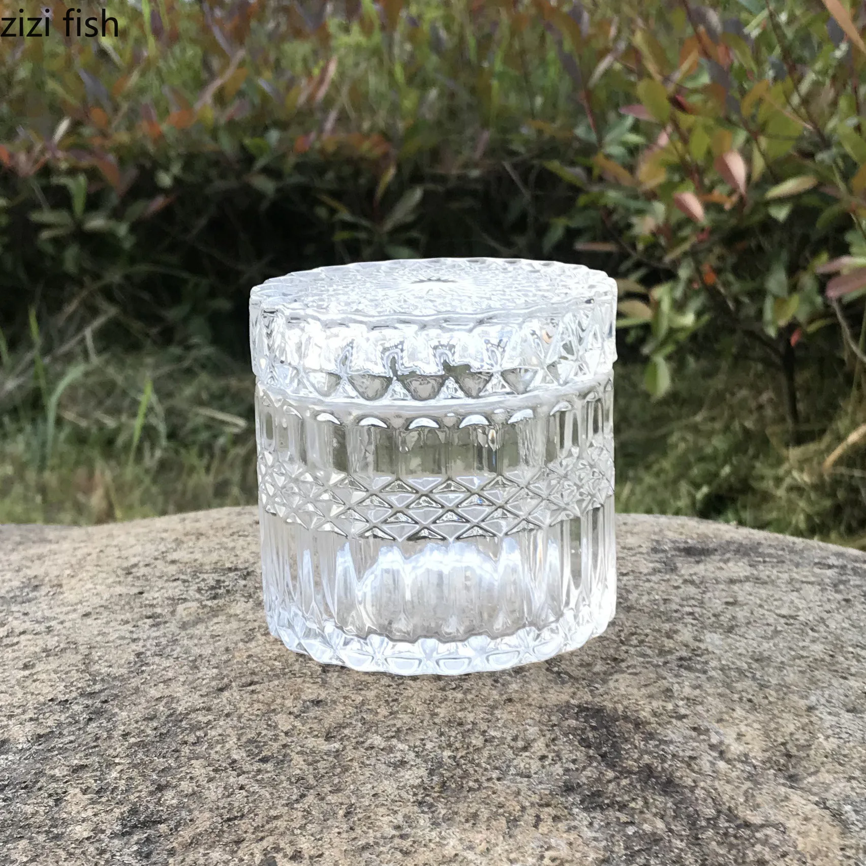 Прозрачная стеклянная банка для конфет в европейском стиле декоративная емкость