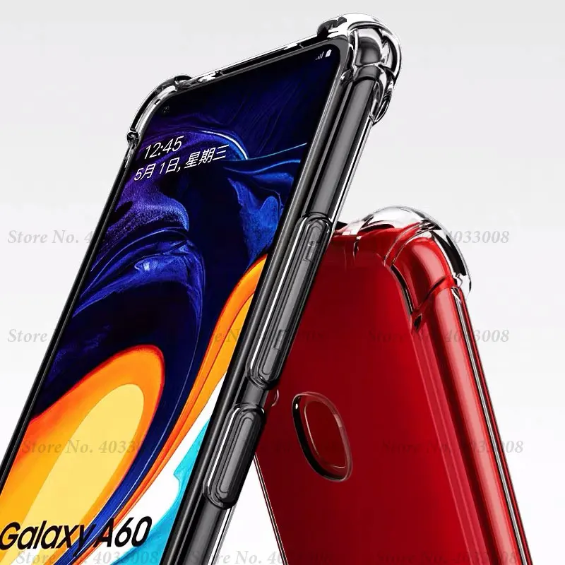 Противоударный чехлов из термопластичного полиуретана(TPU чехол для samsung Galaxy Note 10 Pro A90 A80 A70 A60 A50 A40 A30 A20E A10S A20S A2 J2 Core M30S M20 M10