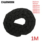 Пластиковая кабельная цепь 10x20 10x15 10x10 7x15 7x7 мм, проводной носитель с концевыми разъемами для фрезерного станка с ЧПУ