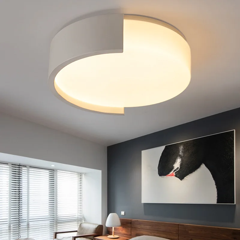 

Personalized bedroom round led ceiling lamp simple study desk lamp corridor porch kitchen ceiling lamp