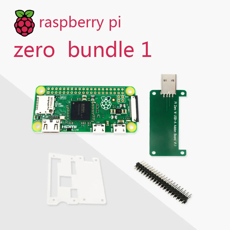 Одноъядерный процессор Raspberry Pi Zero DEV Kit 1 ГГц 512 МБ ОЗУ в комплект входит мини-Кабель