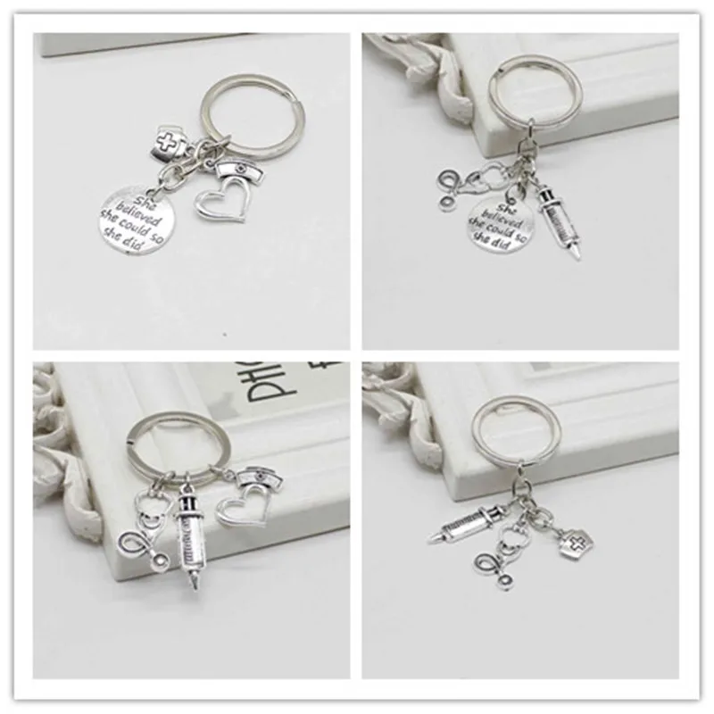 Очаровательная новая медицинская коробка Медсестры Медицинский брелок