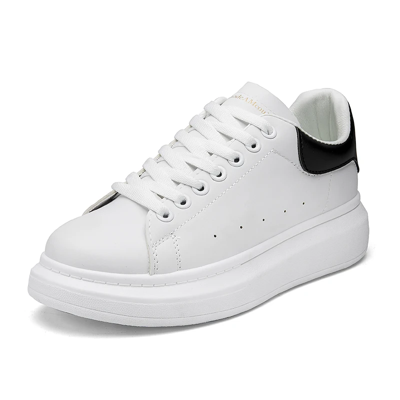 

Classical White Skate Shoes for Women Platform Sneakers for Men Fashion Leather Lovers Casual Shoes Breathable Low Top Sneakers