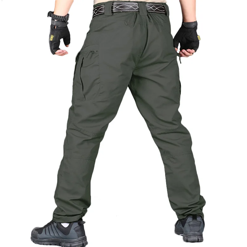 

Men's Tactical Pants Multi-Pocket Elasticity Military Training pants Army Special Service Pants Men Cargo Trousers 3XL