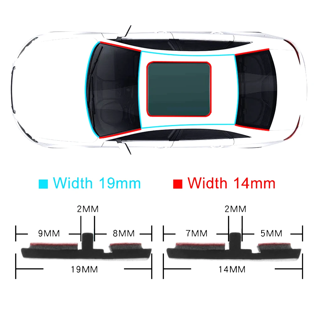 Уплотнительная лента для автомобильной двери уплотнительная переднего и