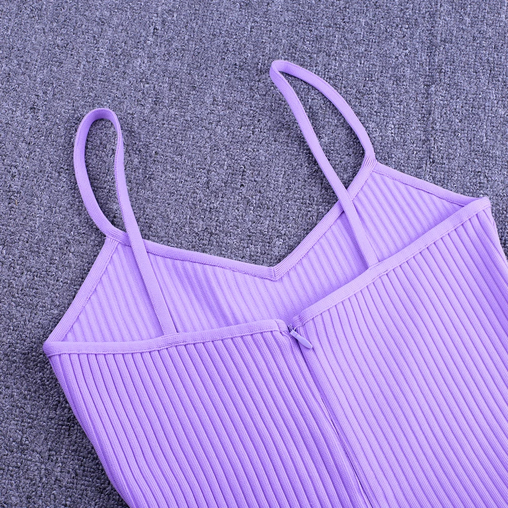 Женское Бандажное платье миди Ocstrade сиреневое пурпурное из вискозы облегающее