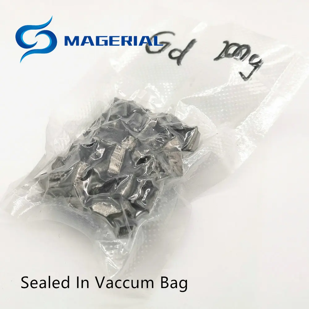 Гадолиний Gd высокой степени очистки редкоземельный 99.9% 4 элемент для